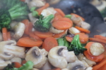 stir fry veg at garlic goodness growing natural garlic, seasonal vegetables and raising sustainable highland beef in red deer county ab